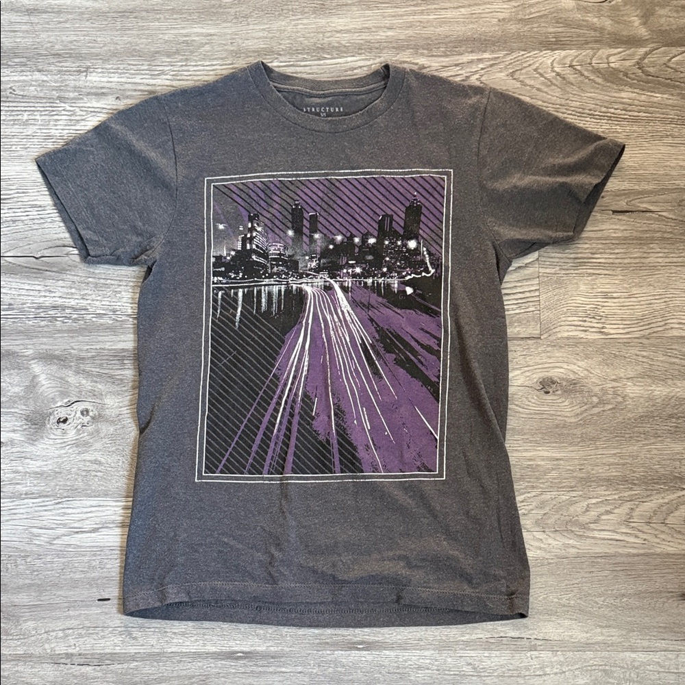Structure Gray T-Shirt